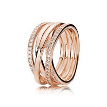 Load image into Gallery viewer, 9 Style 1 Pcs Women Silver Rings Bow Arrow of love Crystal Opening Style Ring For Women Jewelry Gift