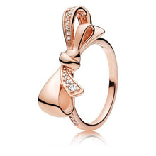 Load image into Gallery viewer, 9 Style 1 Pcs Women Silver Rings Bow Arrow of love Crystal Opening Style Ring For Women Jewelry Gift